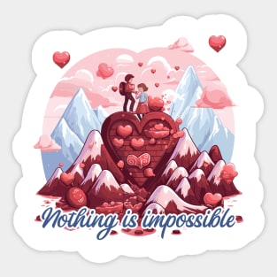 Nothing is impossible Sticker